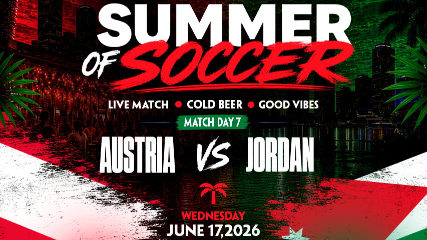 Austria vs  Jordan Watch Party in Miami