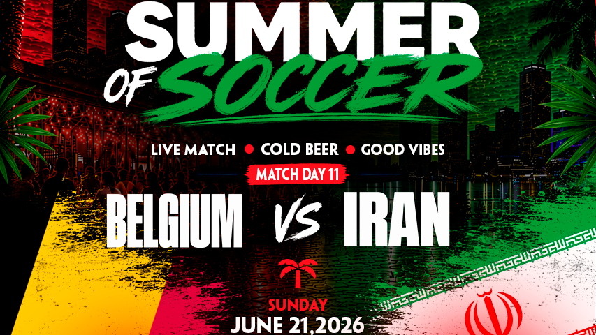 Belgium vs Iran Watch Party in Miami