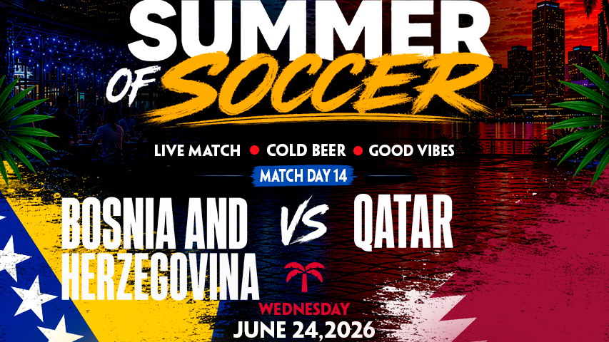 Bosnia-Herzegovina vs Qatar Watch Party in Miami