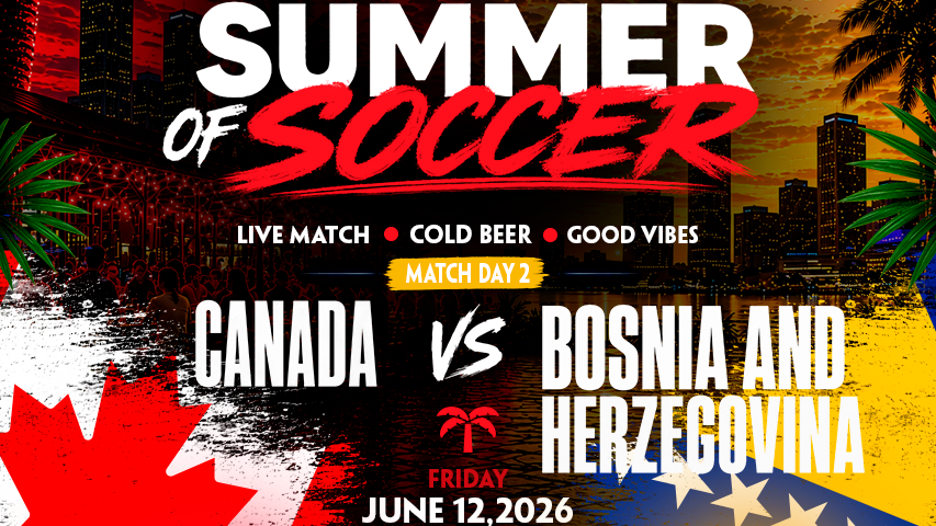 Canada vs  Bosnia-Herzegovina Watch Party in Miami