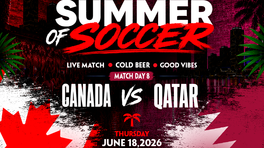 Canada vs Qatar Watch Party in Miami