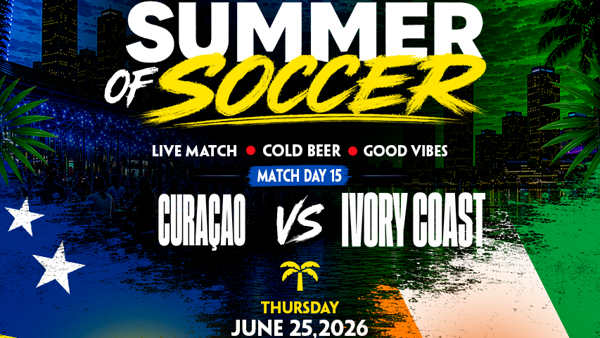 Curacao vs Ivory Coast Watch Party in Miami