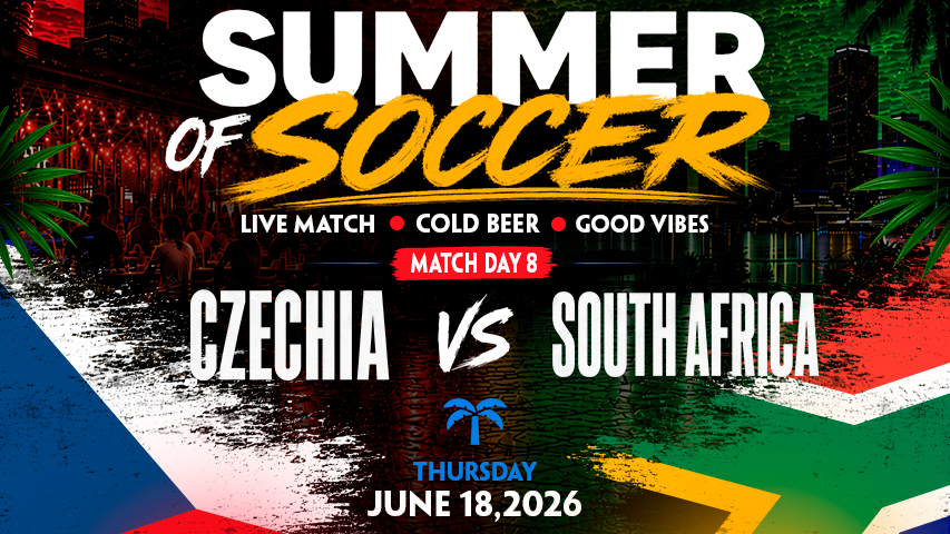 Czechia vs  South Africa Watch Party in Miami