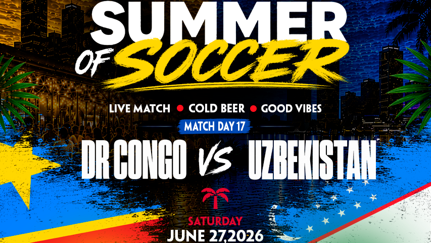 Congo DR vs Uzbekistan Watch Party in Miami