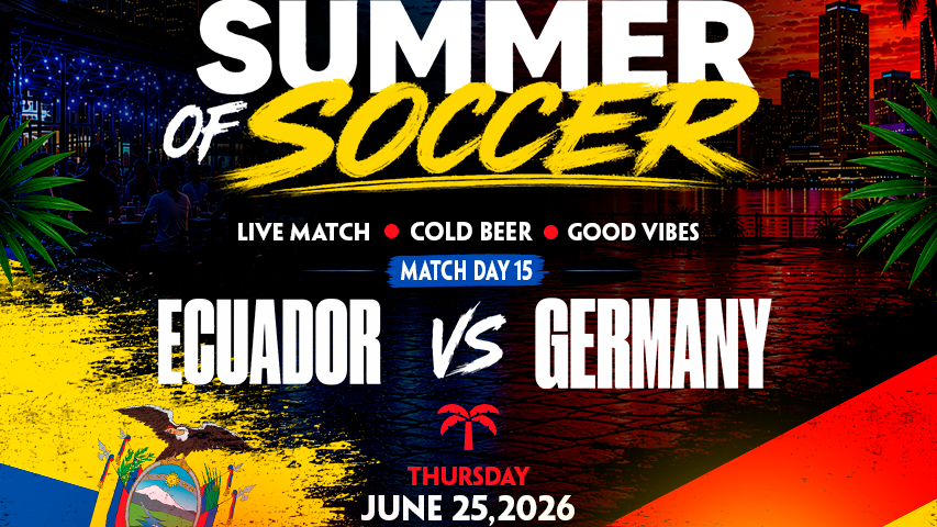 Ecuador vs Germany Watch Party in Miami