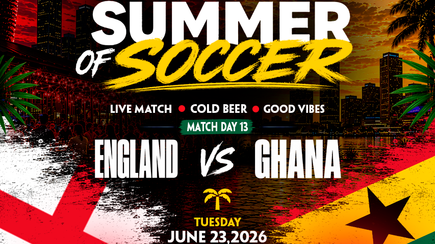 England vs Ghana Watch Party in Miami