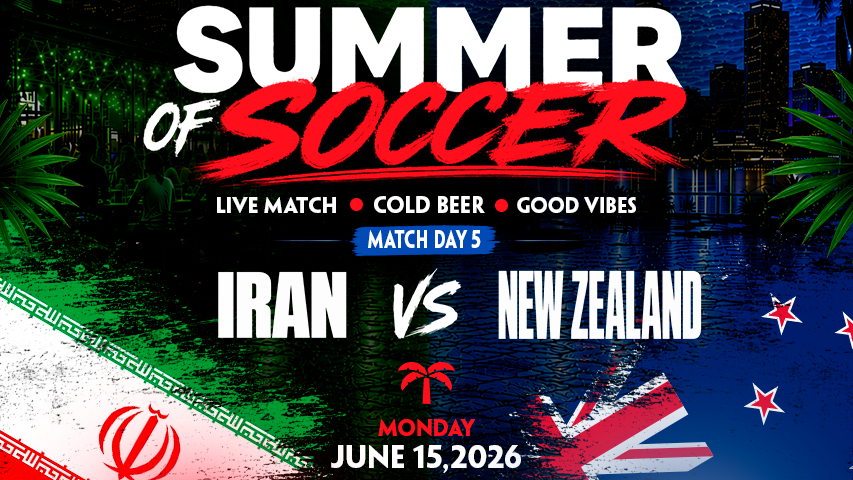 Iran vs  New Zealand Watch Party in Miami