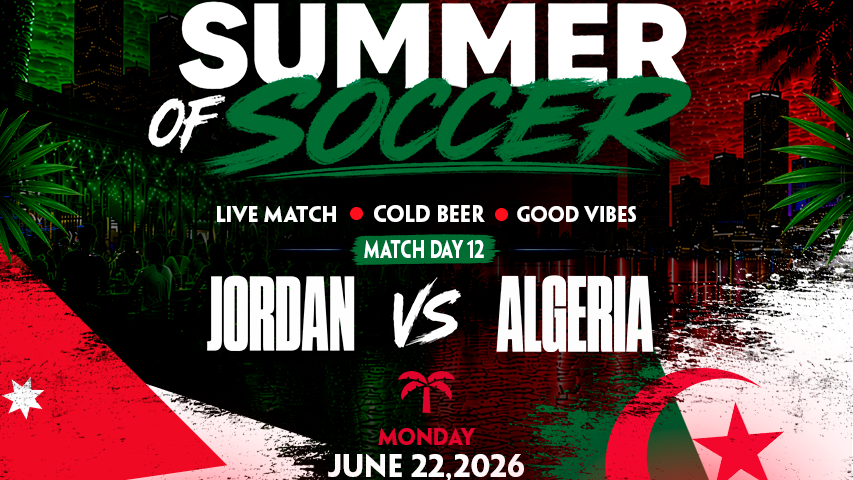 Jordan vs Algeria Watch Party in Miami