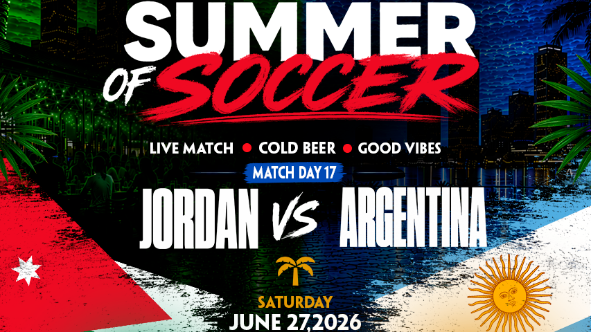 Jordan vs Argentina Watch Party in Miami