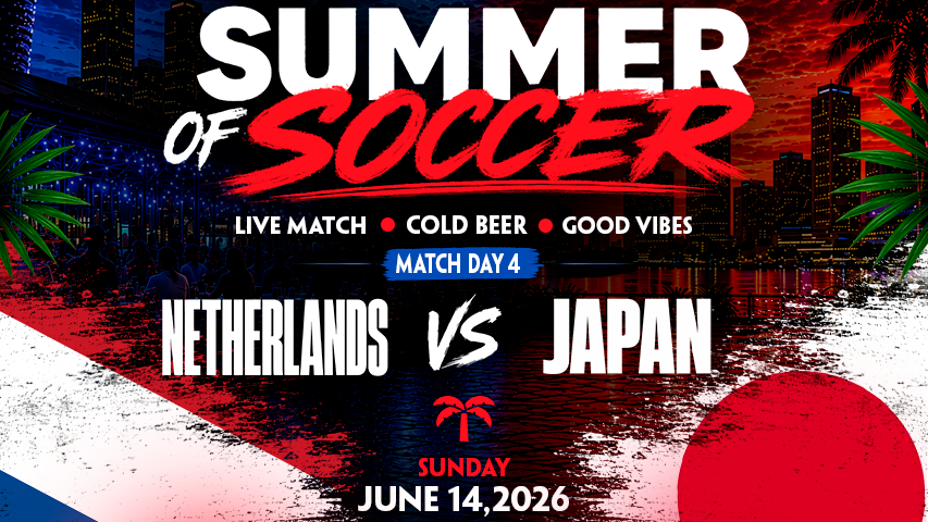 Netherlands vs  Japan Watch Party in Miami