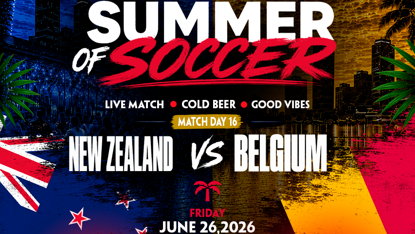 New Zealand vs Belgium Watch Party in Miami