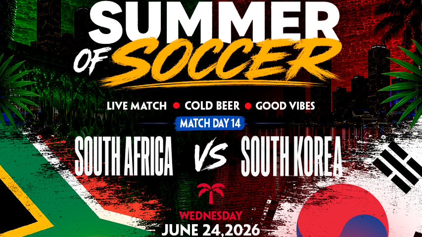 South Africa vs South Korea Watch Party in Miami
