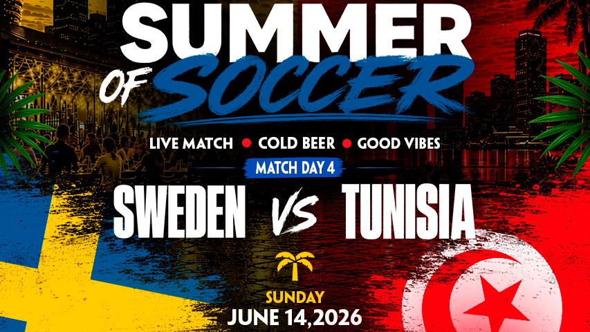 Sweden vs  Tunisia Watch Party in Miami