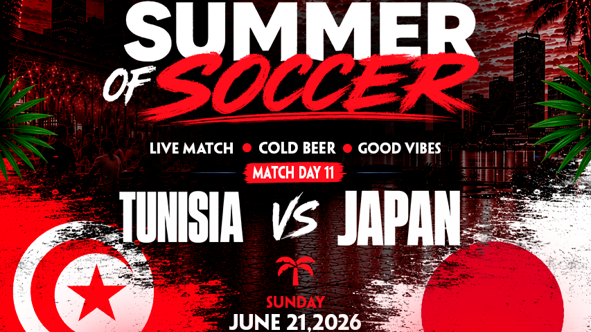Tunisia vs Japan Watch Party in Miami