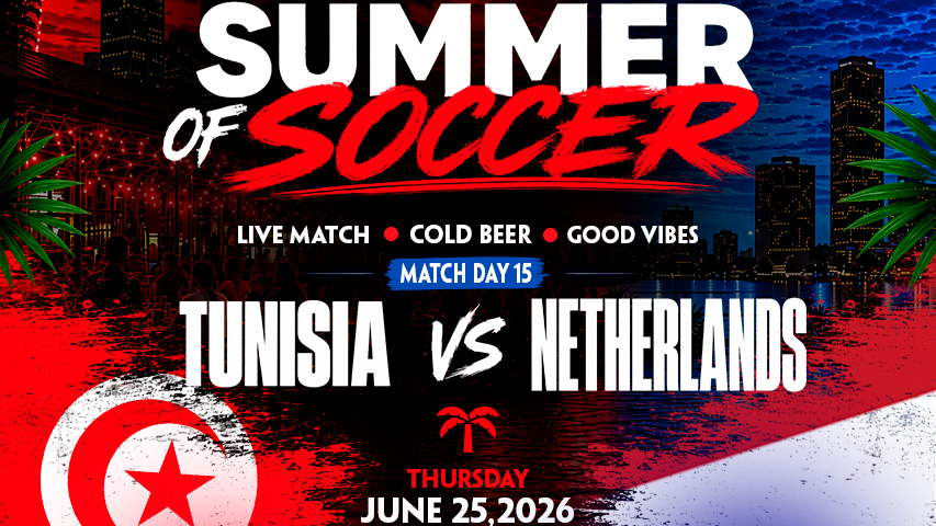 Tunisia vs Netherlands Watch Party in Miami
