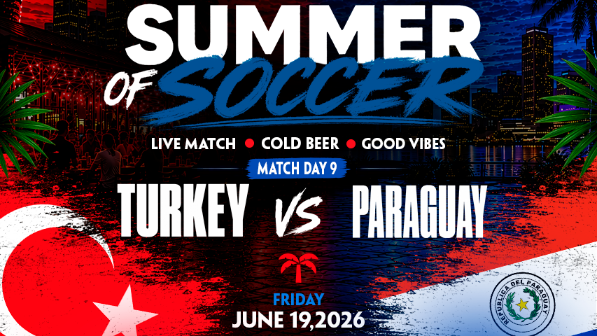 Türkiye vs Paraguay Watch Party in Miami
